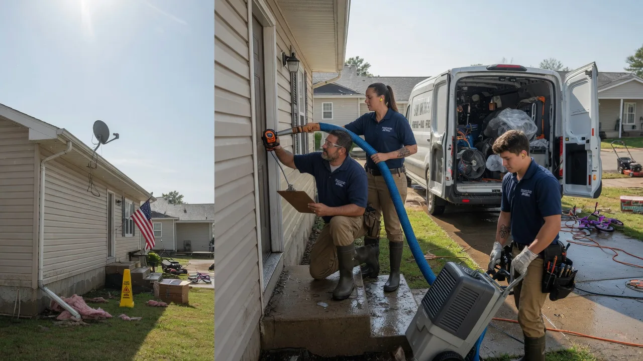 Ceiling Water Damage Restoration in New Plymouth, OH near me