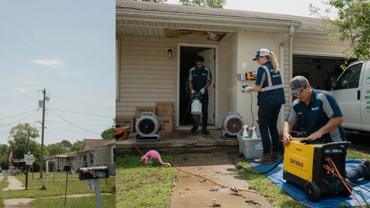 Storm Damage Water Removal in New Plymouth, OH near me